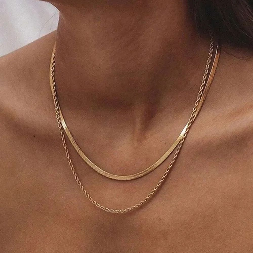 Gold-Tone Layered Necklace A994